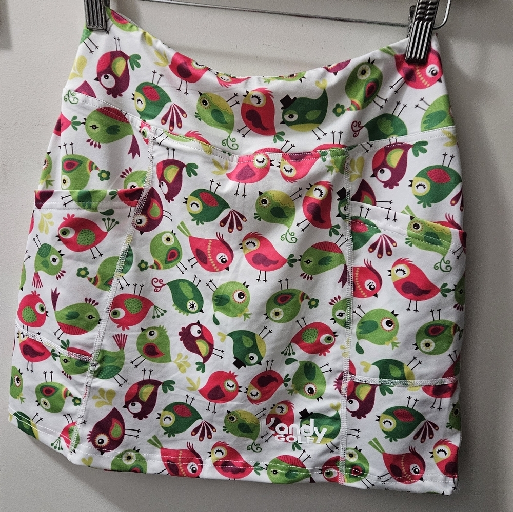 Kandy Golf skirt XS with bird print